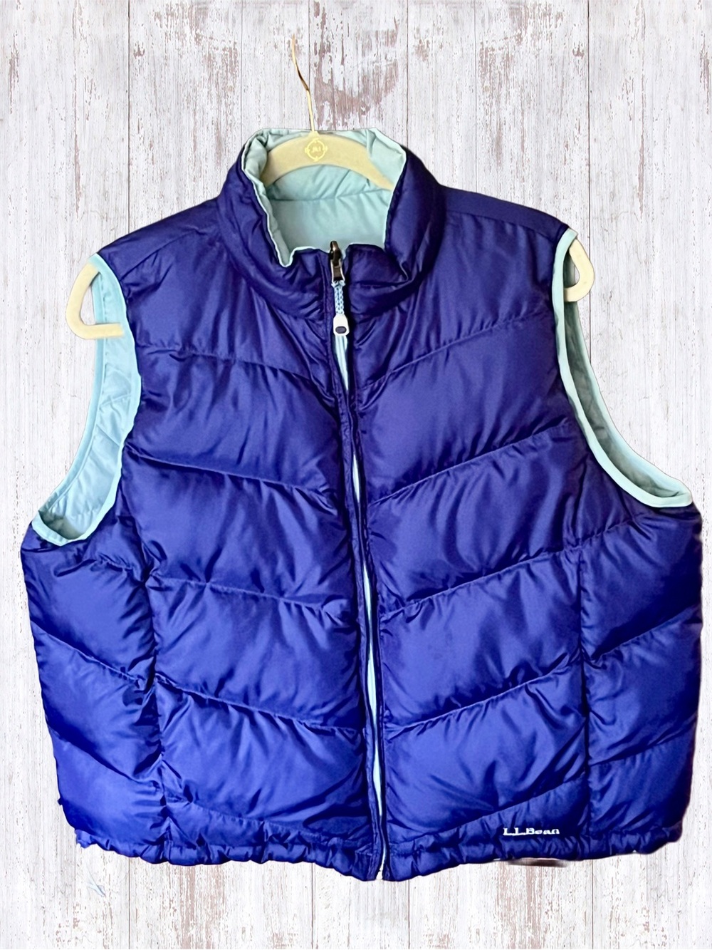 EUC Vintage L.L. Bean Women’s Reversible Goose Down Puffer Jacket Size 1X